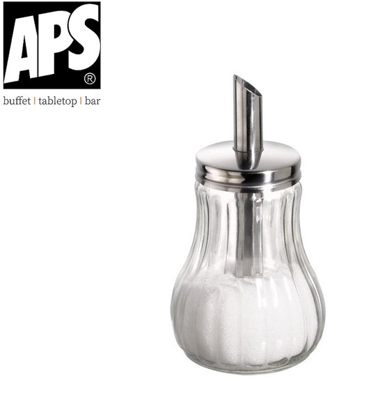 Açucareiro de vidro com doseador - APS